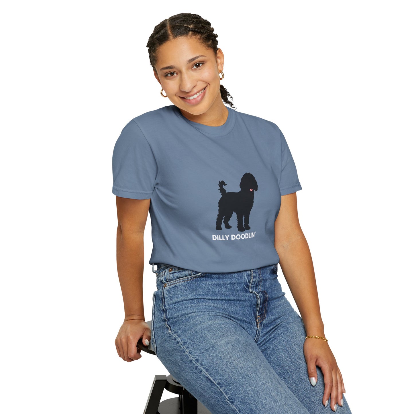 Dilly Doodlin' Black Doodle Tee