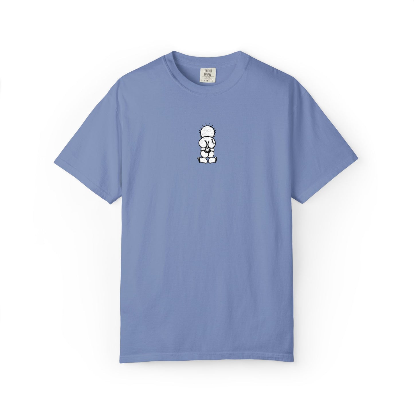Embroidered Comfort Colors T-shirt - Handala Symbol, Palestinian Identity