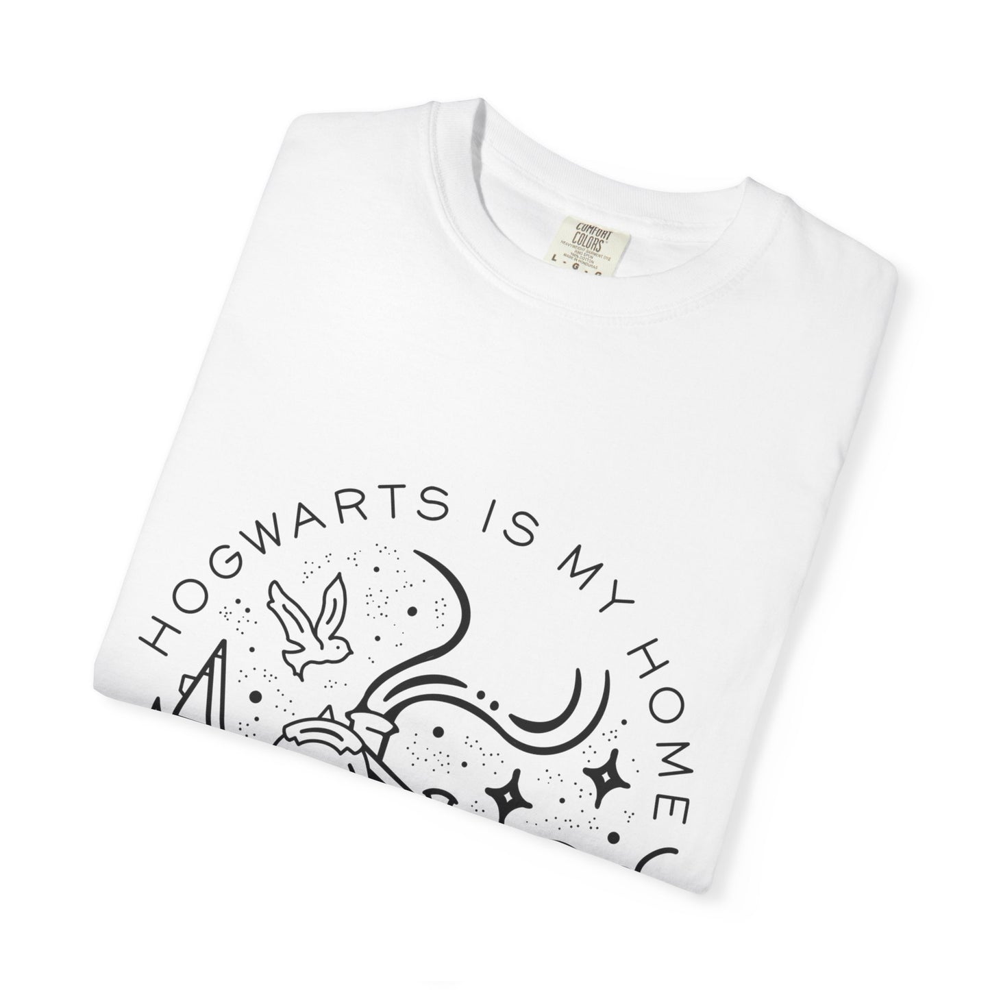 Hogwarts Is My Home T-Shirt - Unisex Garment-Dyed