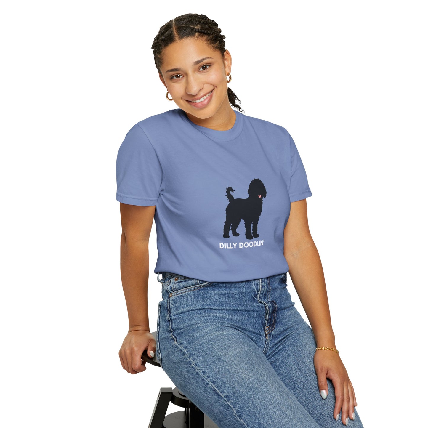 Dilly Doodlin' Black Doodle Tee