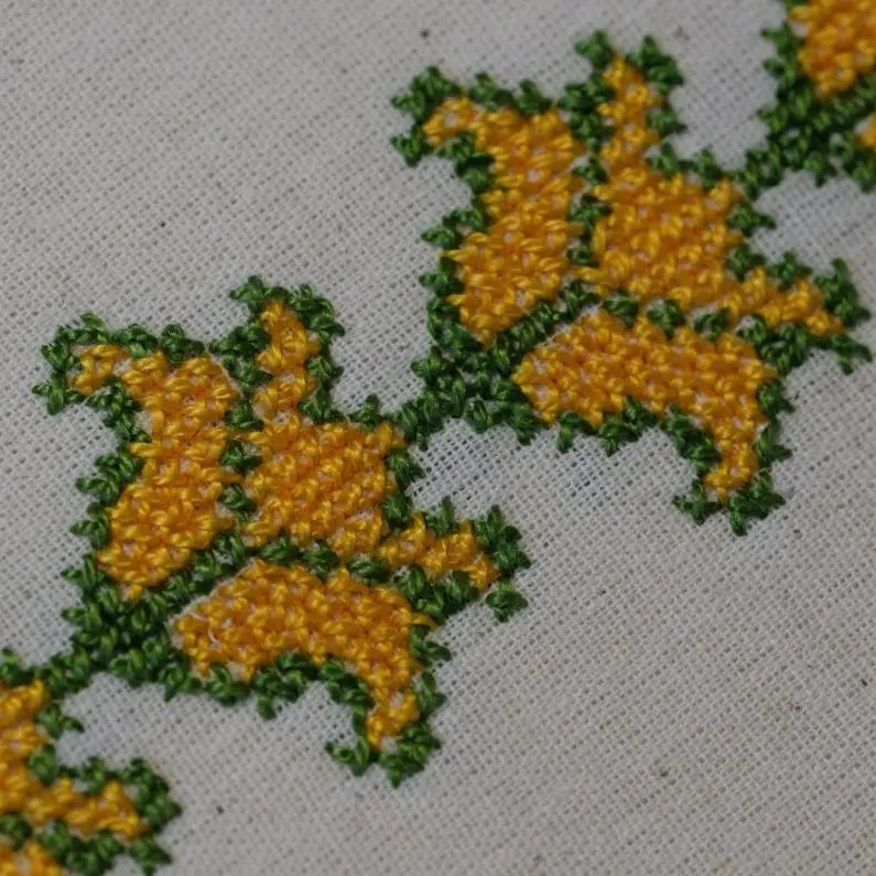 Cauliflower Tatreez Tea Towel