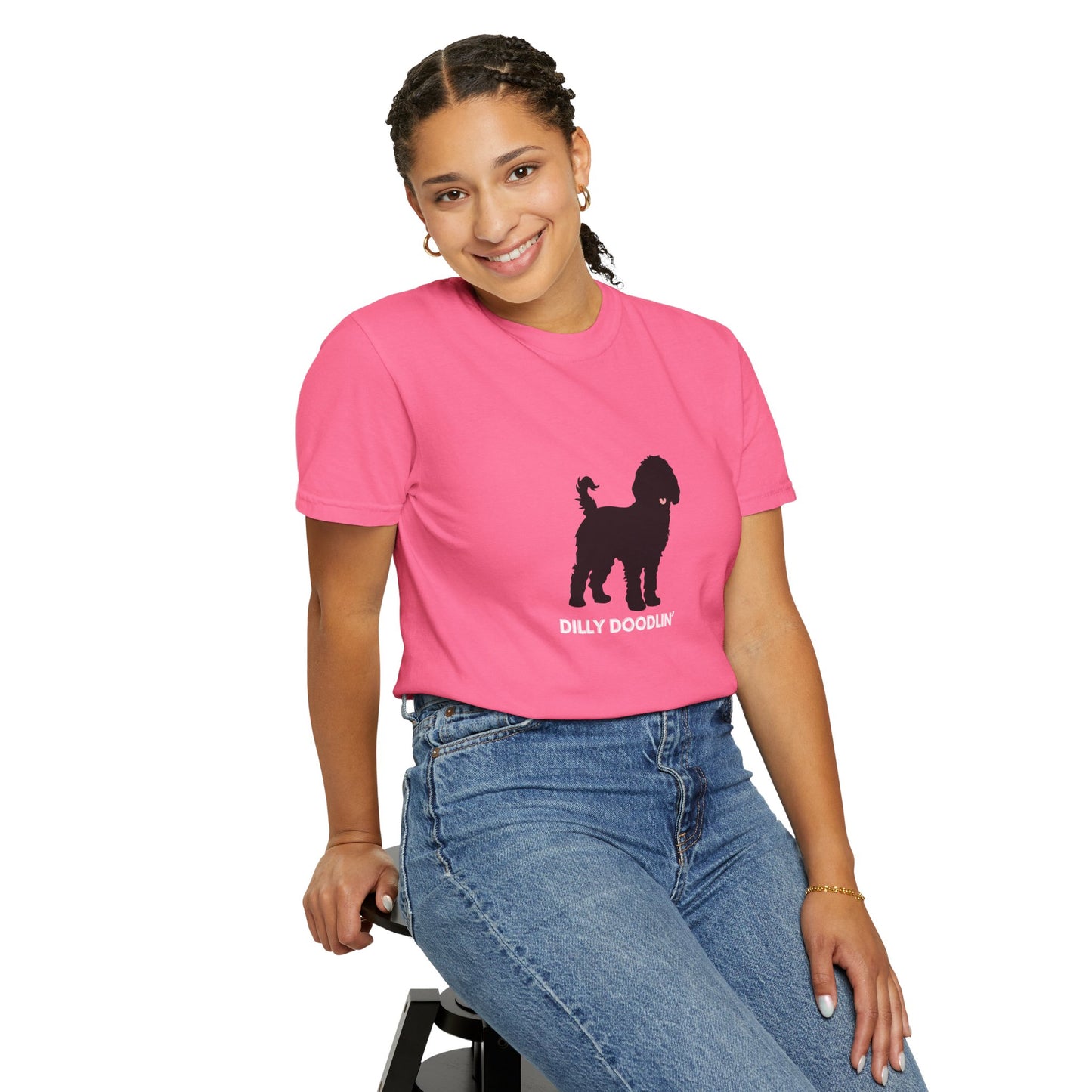 Dilly Doodlin' Black Doodle Tee