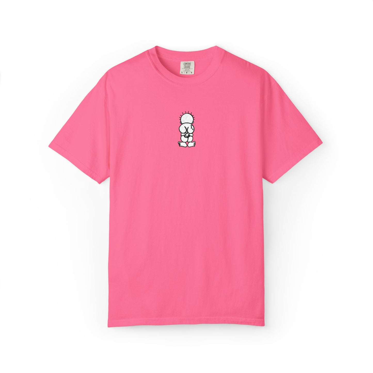Embroidered Comfort Colors T-shirt - Handala Symbol, Palestinian Identity