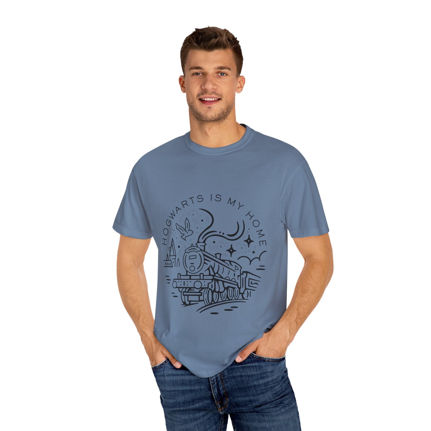 Hogwarts Is My Home T-Shirt - Unisex Garment-Dyed