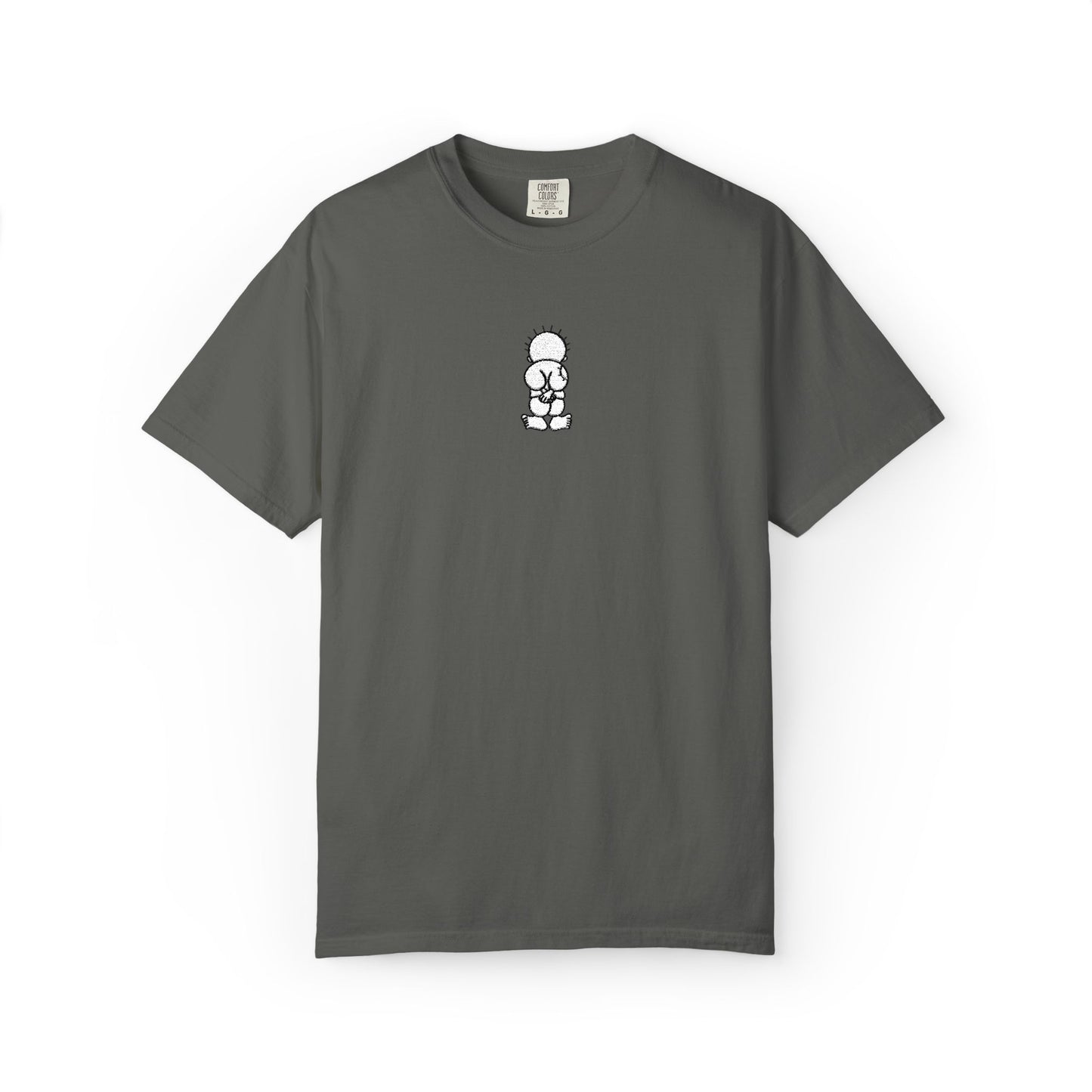 Embroidered Comfort Colors T-shirt - Handala Symbol, Palestinian Identity
