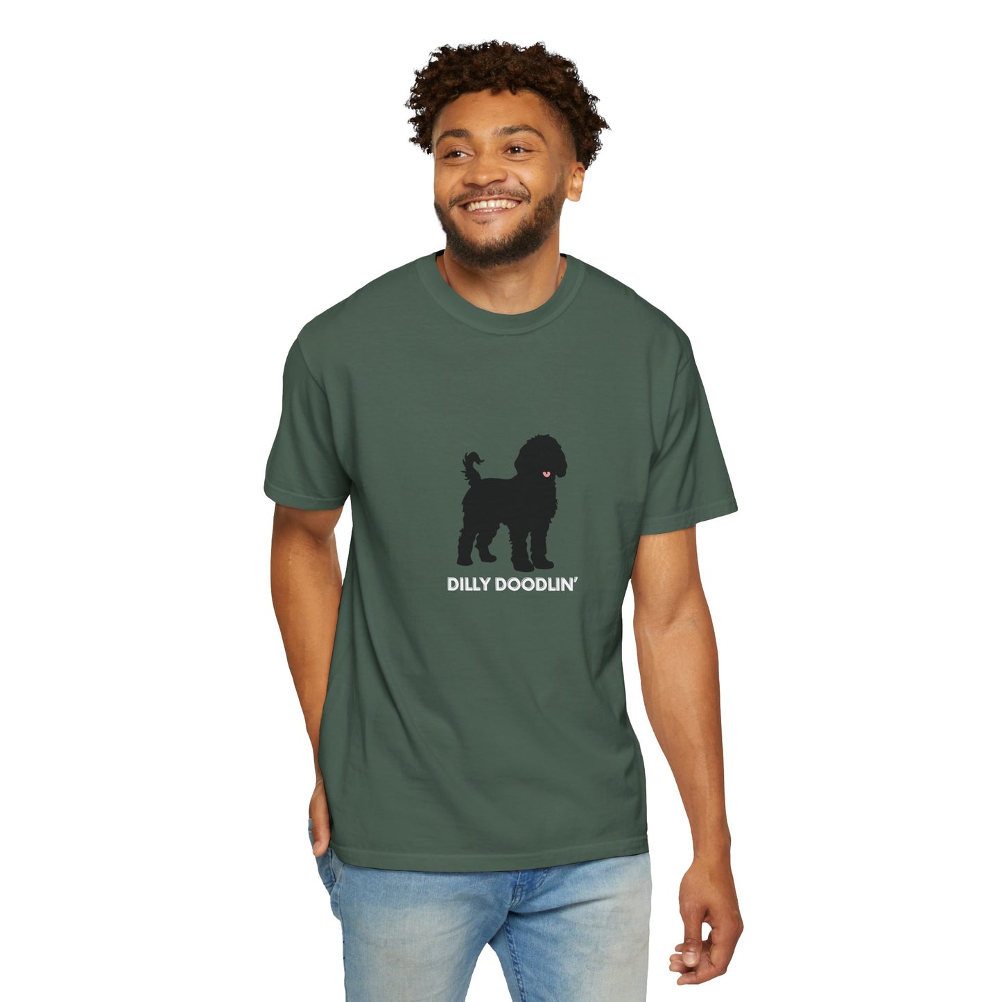 Dilly Doodlin' Black Doodle Tee