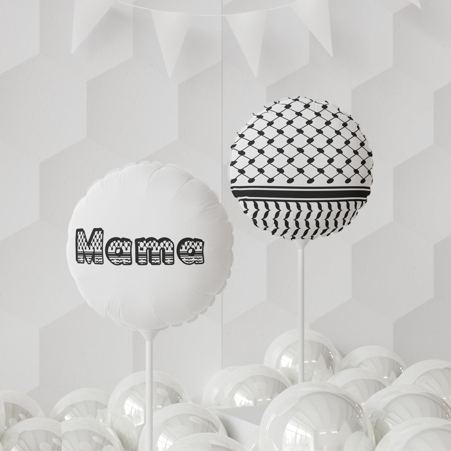 Keffiyeh Print - Mama in Arabic - 11"