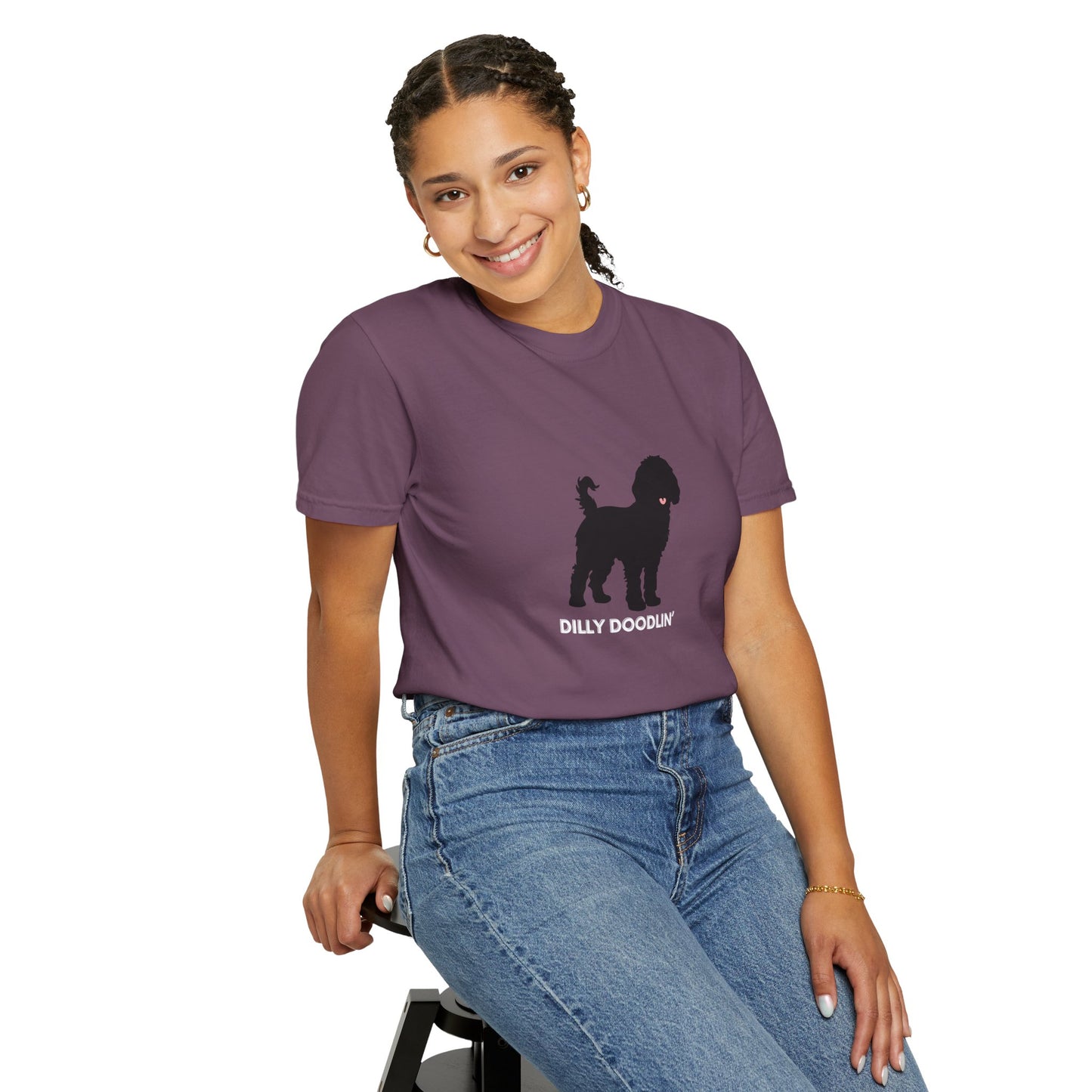 Dilly Doodlin' Black Doodle Tee
