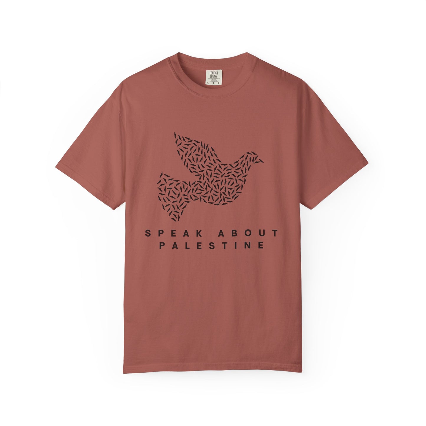 Speak About Palestine Dove Comfort Colors T-shirt