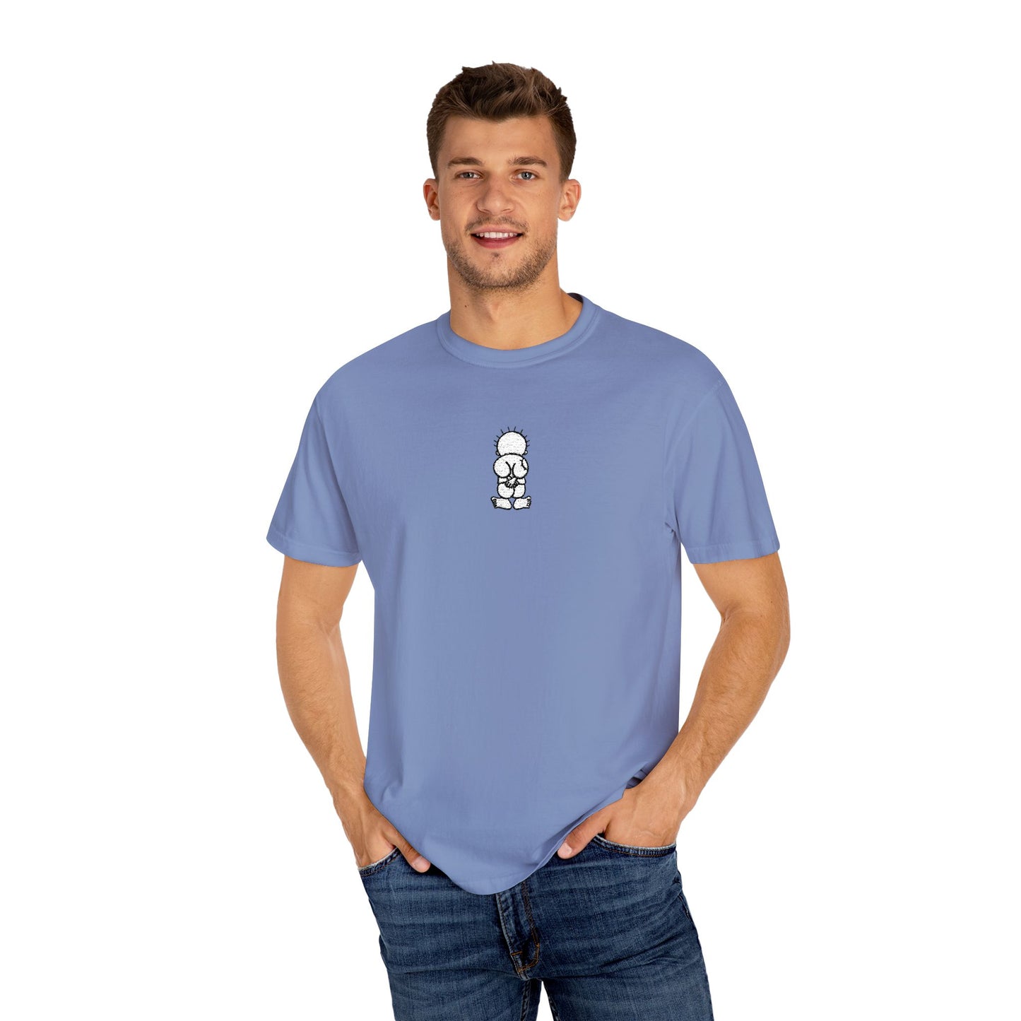 Embroidered Comfort Colors T-shirt - Handala Symbol, Palestinian Identity