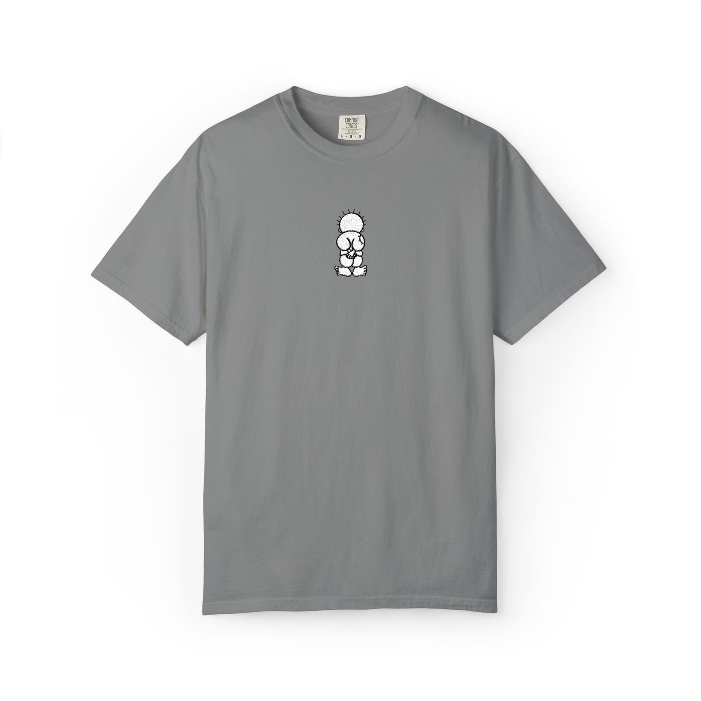 Embroidered Comfort Colors T-shirt - Handala Symbol, Palestinian Identity