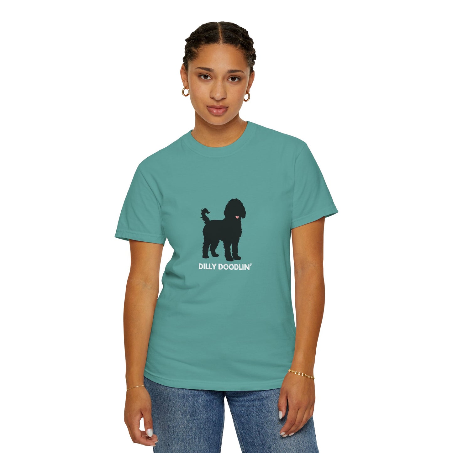 Dilly Doodlin' Black Doodle Tee