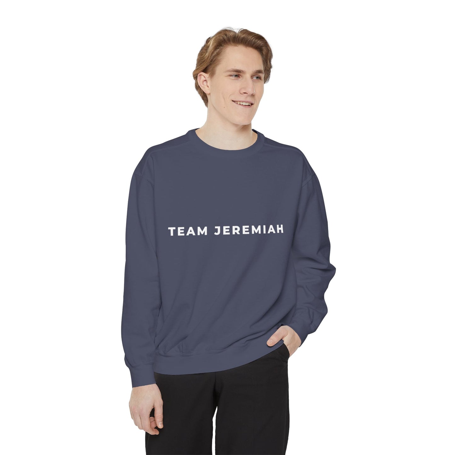 Team Jeremiah Unisex Sweatshirt - Water Color Beach Scene - Cousins Beach, Massachusetts