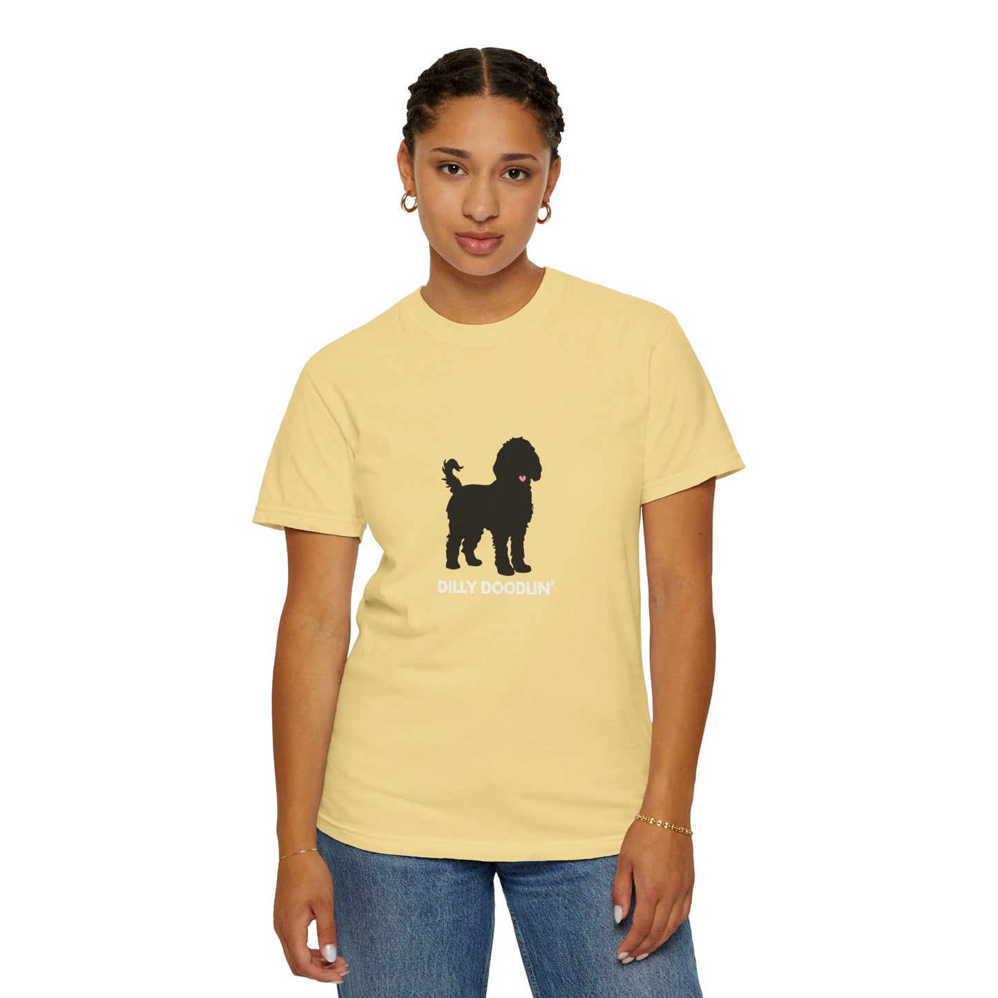 Dilly Doodlin' Black Doodle Tee