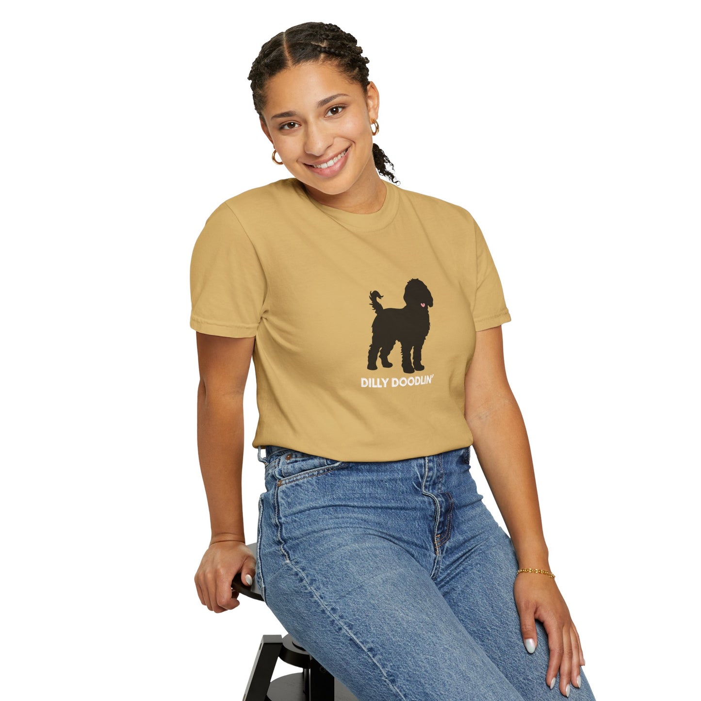Dilly Doodlin' Black Doodle Tee