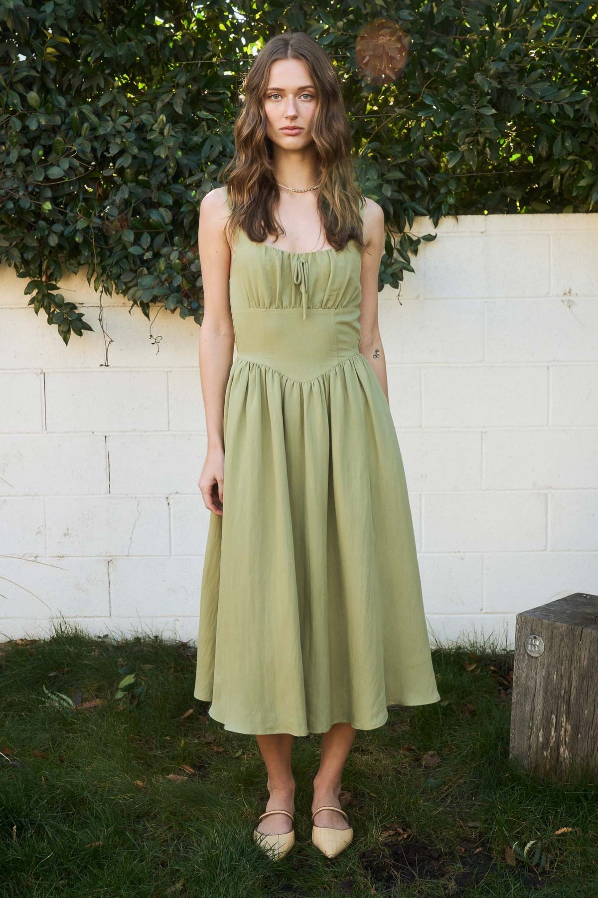 Olive Reformation Midi Golden Olive Company Olive Reformation Midi Golden Olive Company