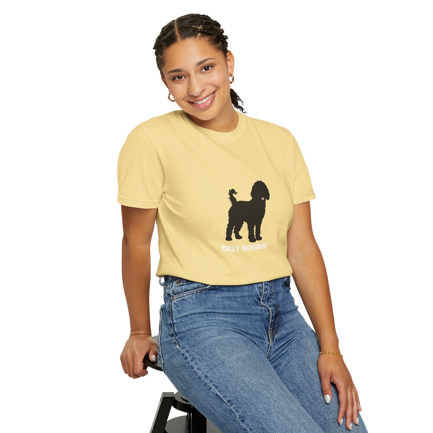 Dilly Doodlin' Black Doodle Tee