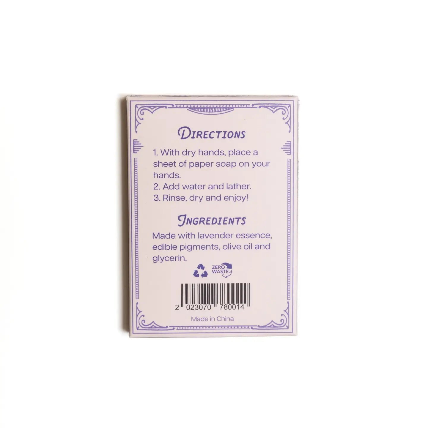 Paper Soap