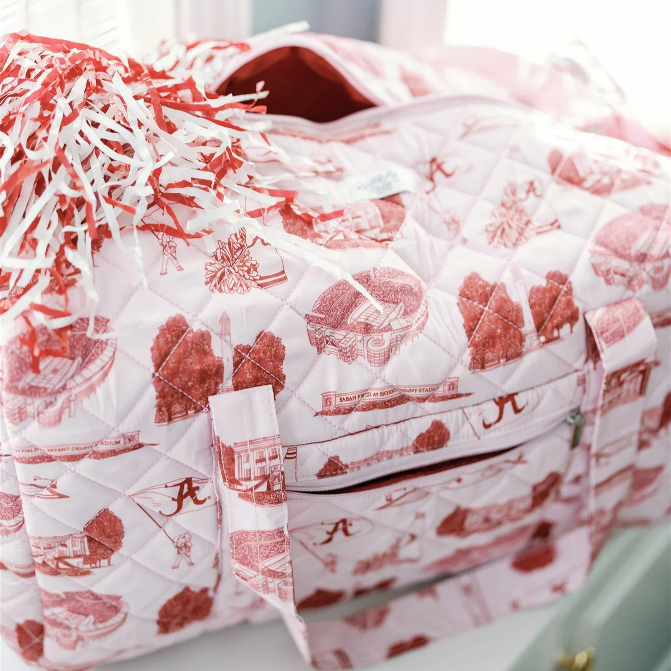 University of Alabama Quilted Duffle