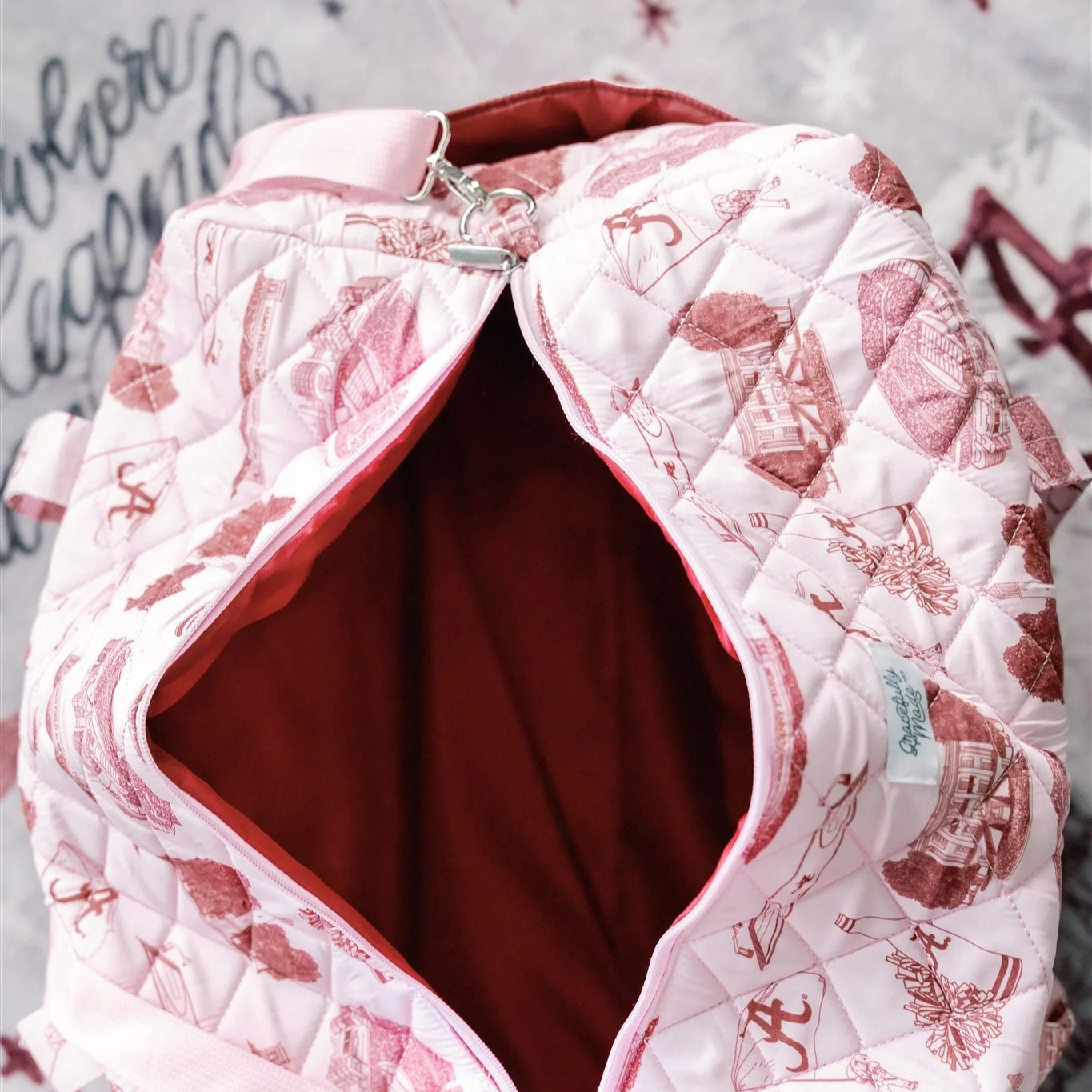 University of Alabama Quilted Duffle