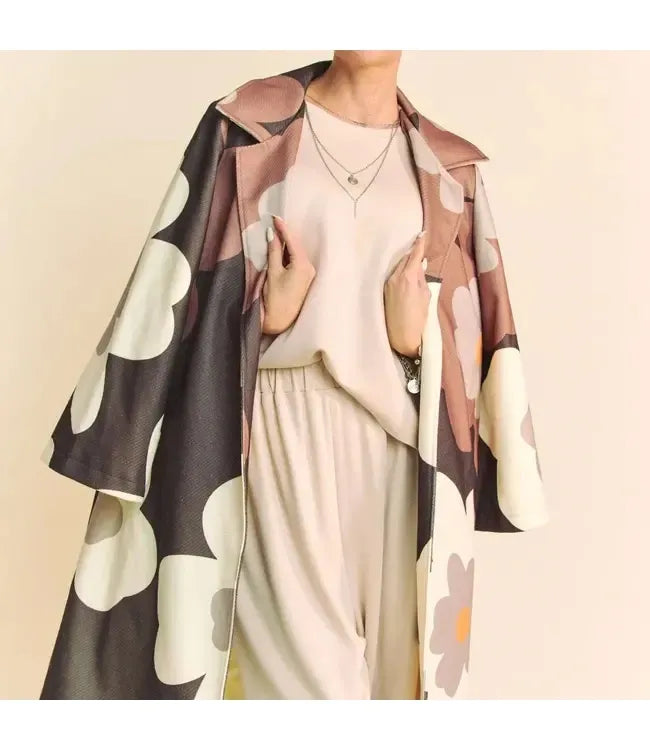 Floral Mocha Jacket