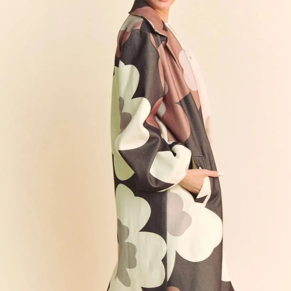 Floral Mocha Jacket