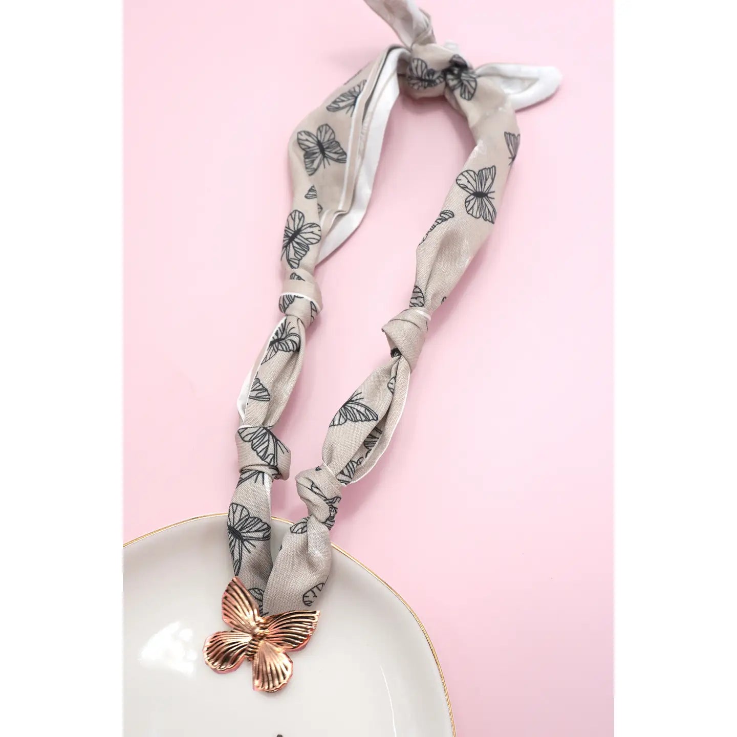 Handmade Scarf Charm Necklace