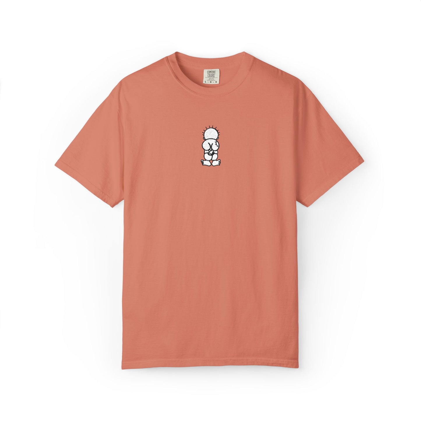 Embroidered Comfort Colors T-shirt - Handala Symbol, Palestinian Identity