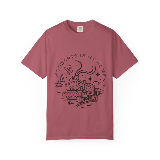 Hogwarts Is My Home T-Shirt - Unisex Garment-Dyed