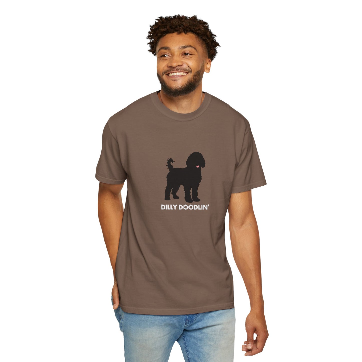 Dilly Doodlin' Black Doodle Tee