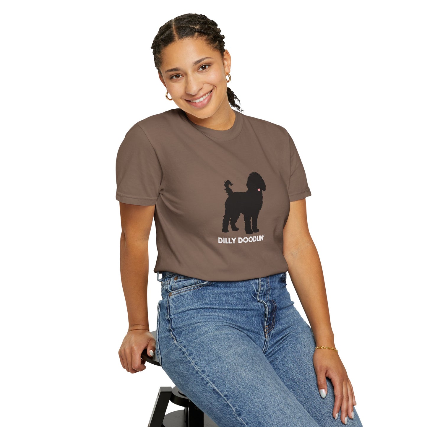 Dilly Doodlin' Black Doodle Tee