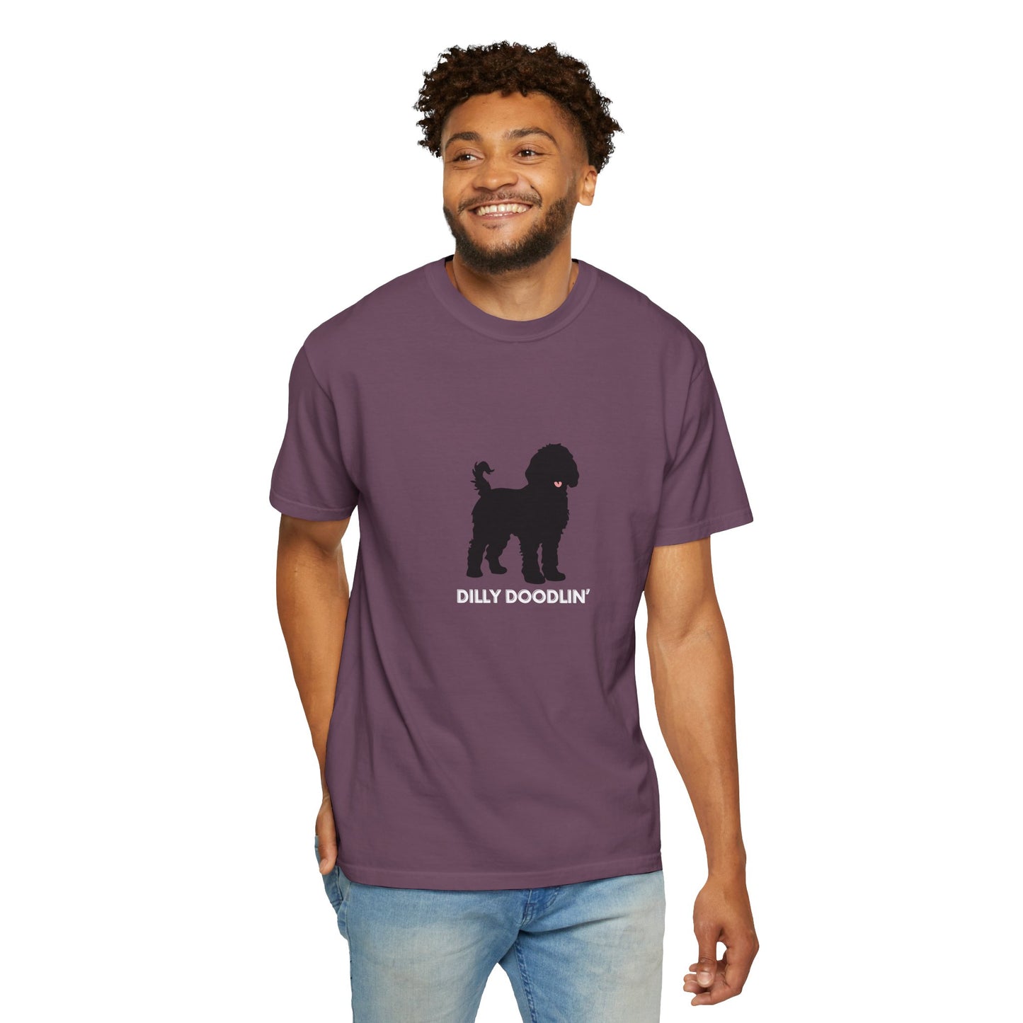 Dilly Doodlin' Black Doodle Tee