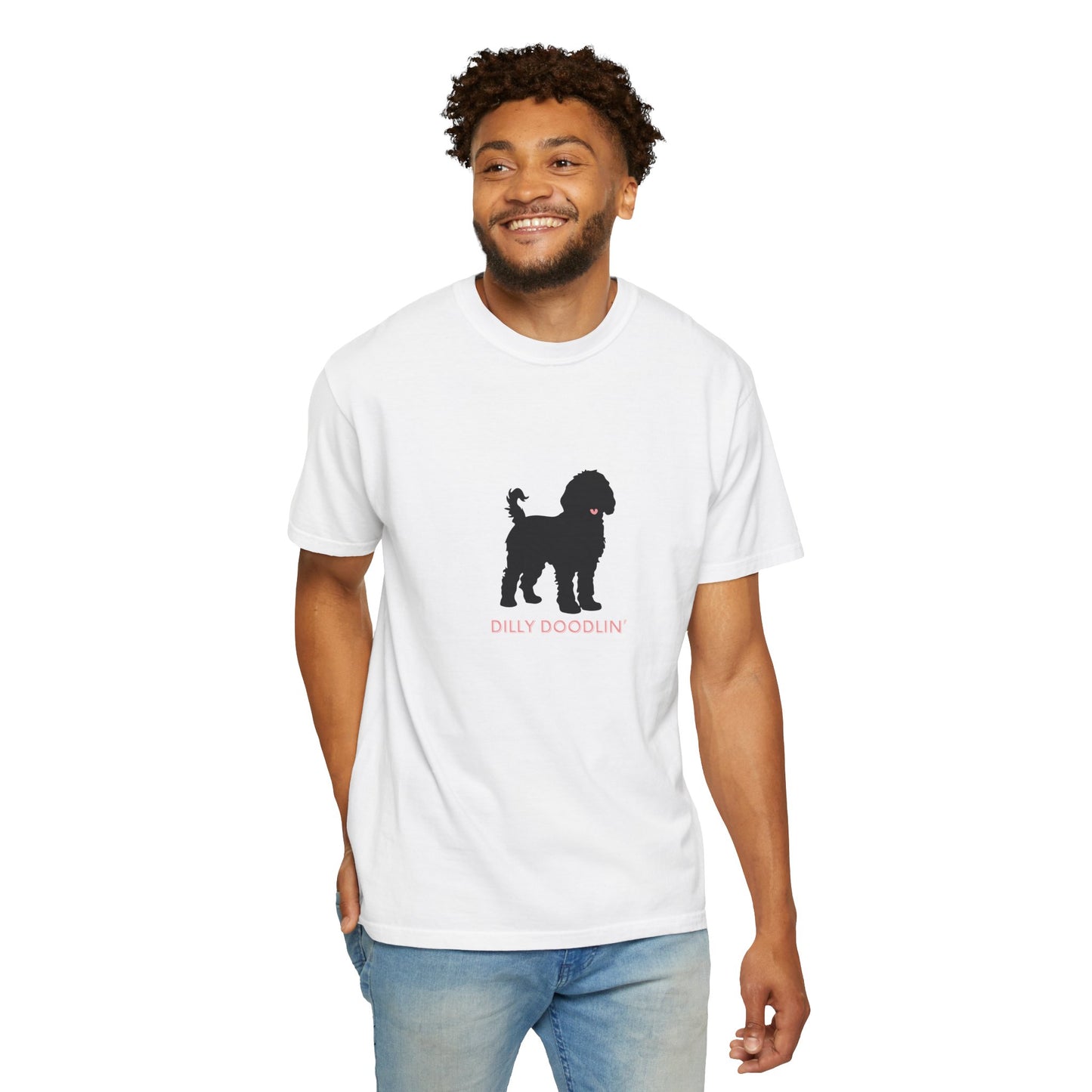 Dilly Doodlin' Black Doodle Tee