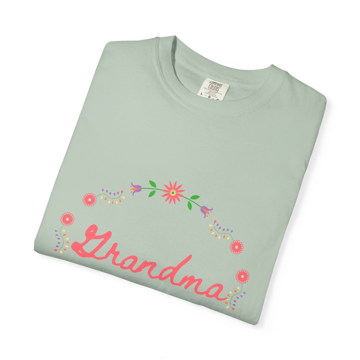 Grandma at Heart Unisex T-Shirt, Gift for Grandma, Floral Tee, Mother’s Day T-Shirt, Cute Grandparent Shirt, Family Love Apparel