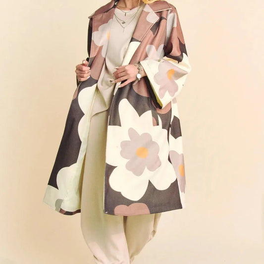 Floral Mocha Jacket