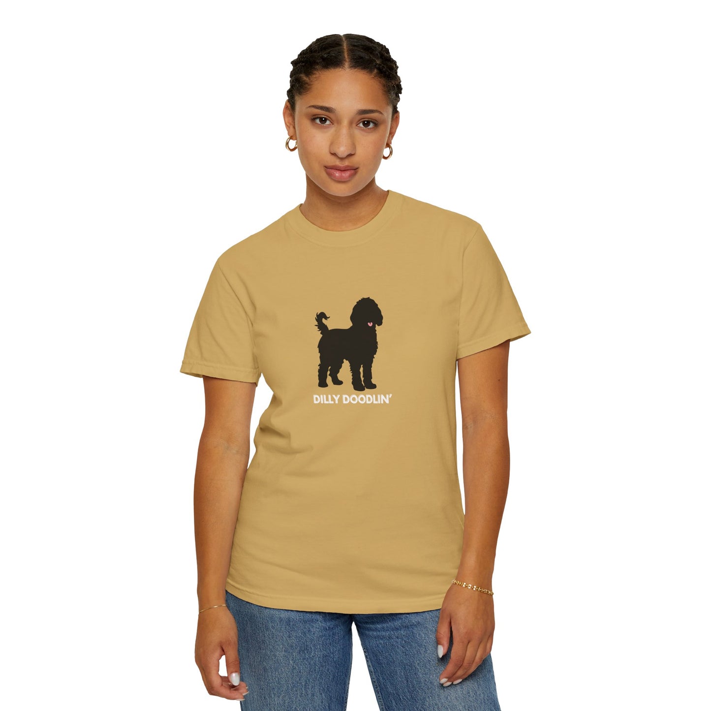 Dilly Doodlin' Black Doodle Tee