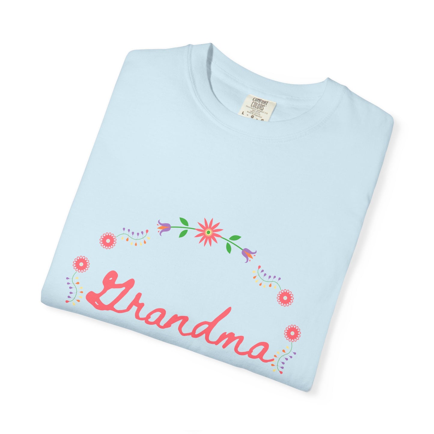 Grandma at Heart Unisex T-Shirt, Gift for Grandma, Floral Tee, Mother’s Day T-Shirt, Cute Grandparent Shirt, Family Love Apparel