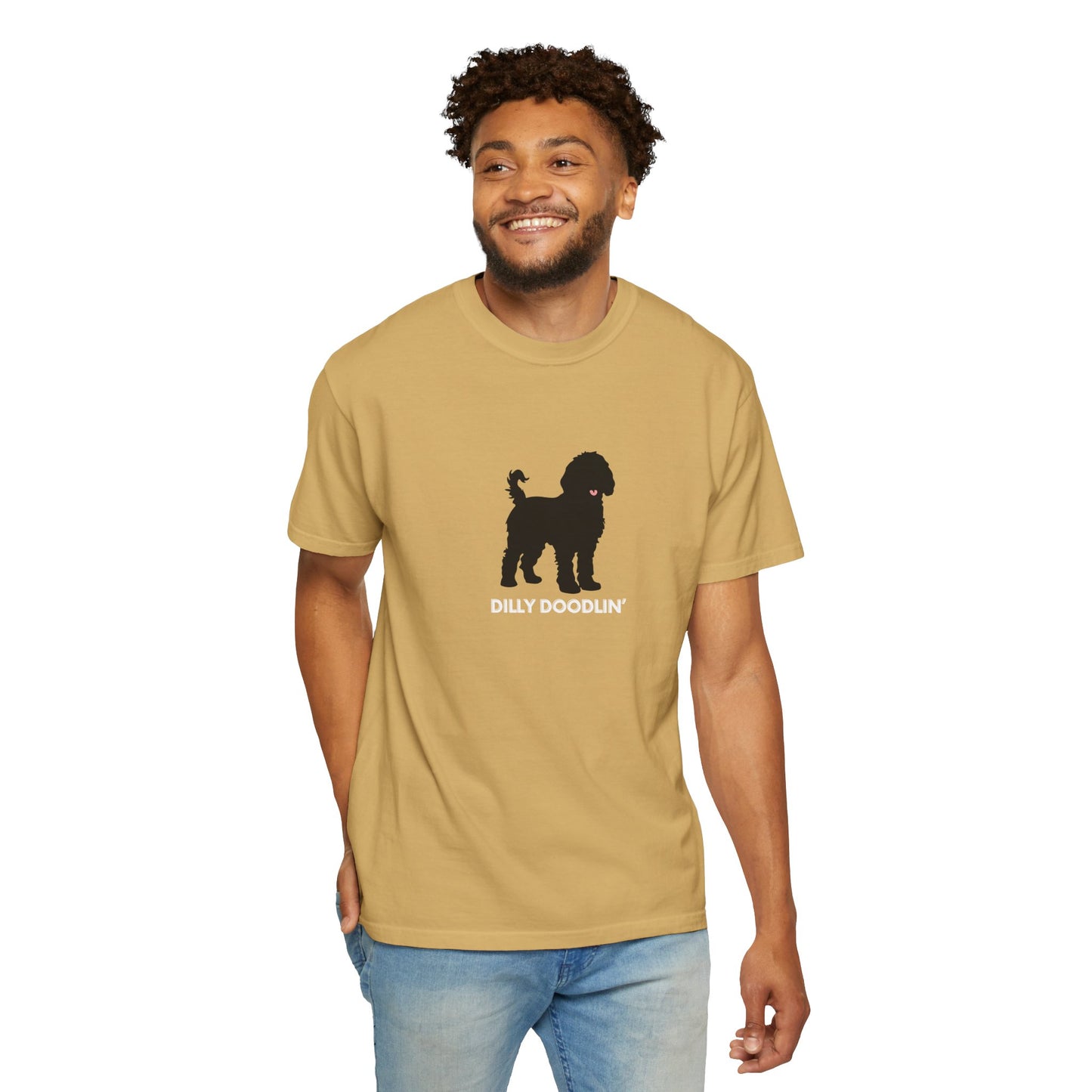 Dilly Doodlin' Black Doodle Tee
