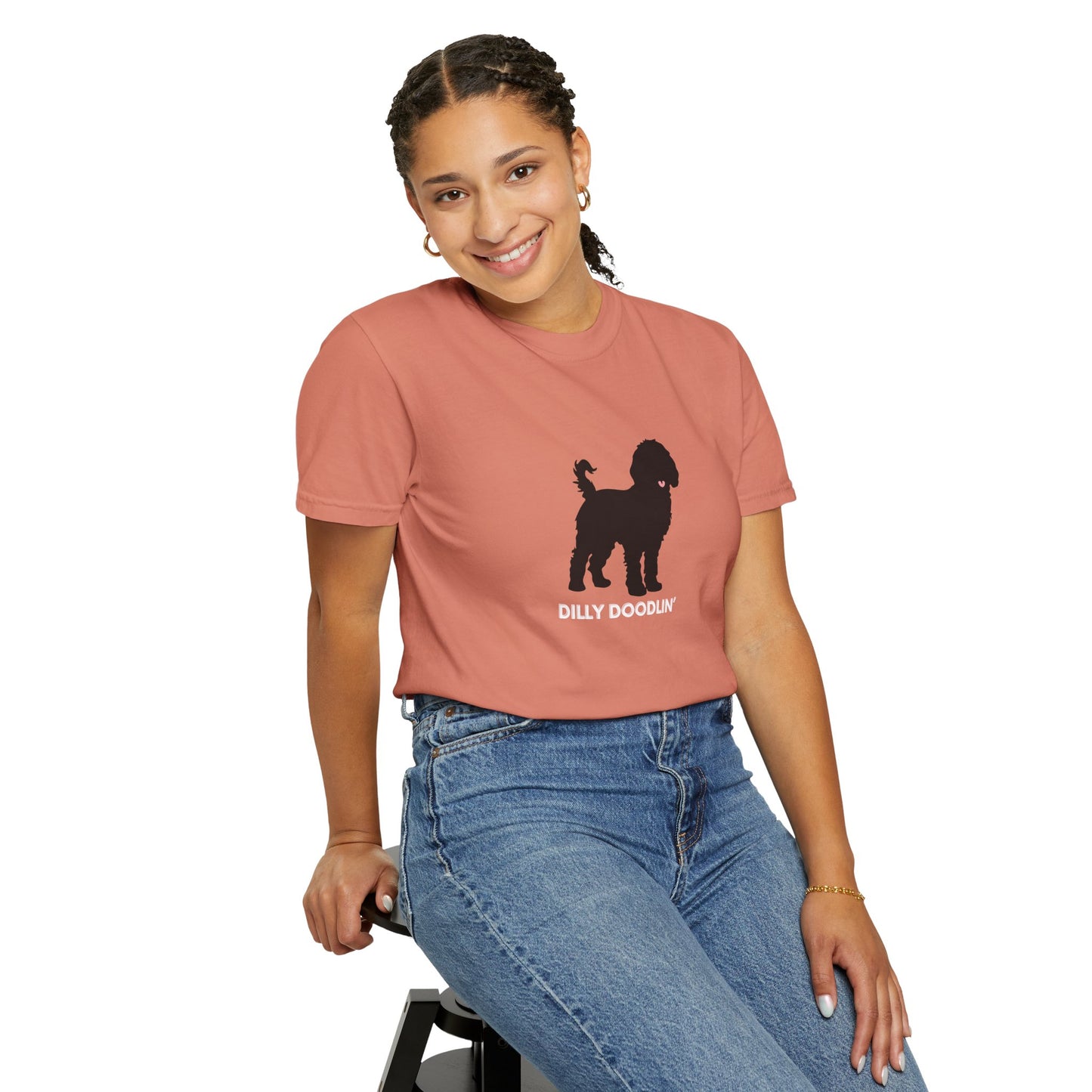 Dilly Doodlin' Black Doodle Tee