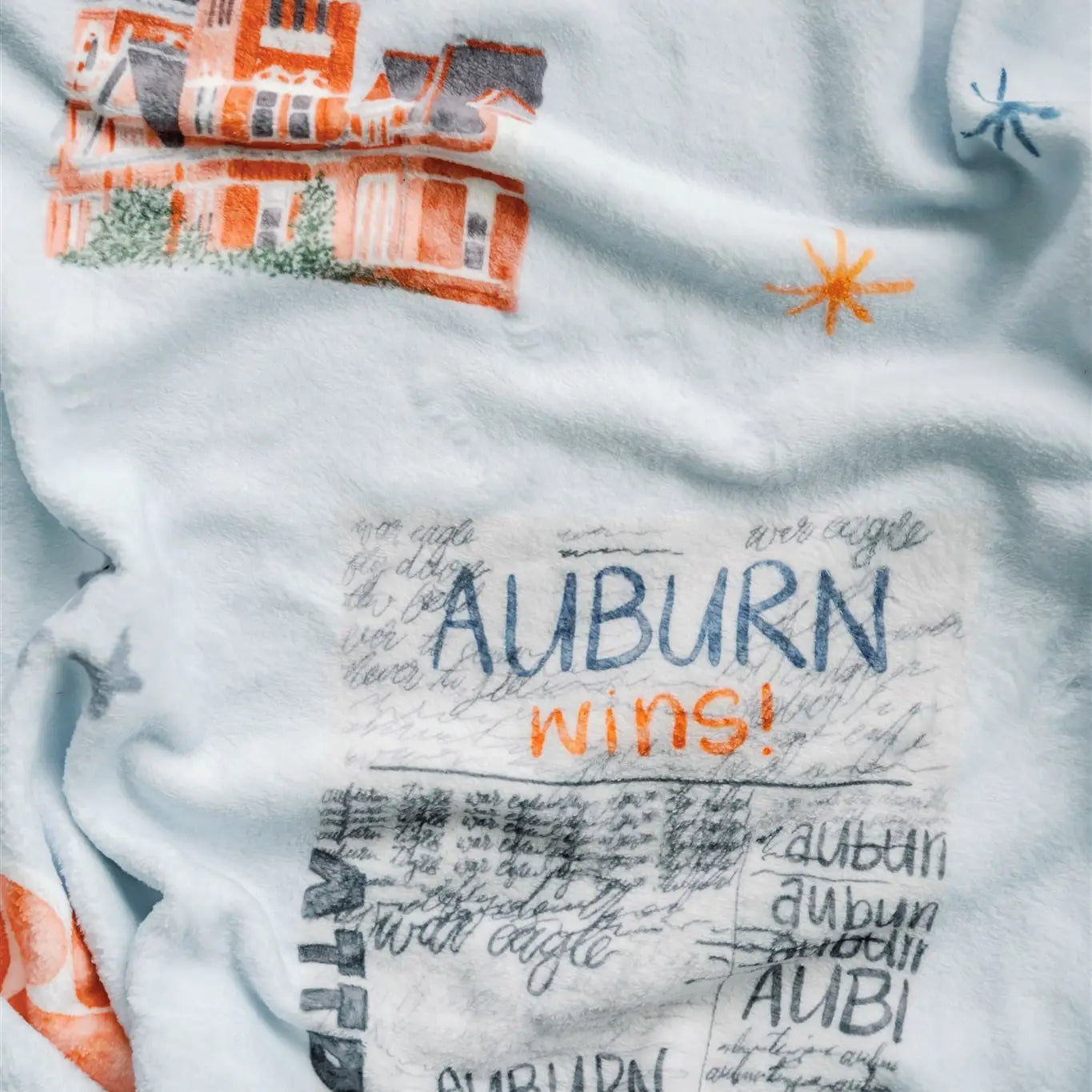 Auburn University Flannel Fleece Blanket