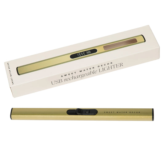 Gold Rechargeable USB Lighter