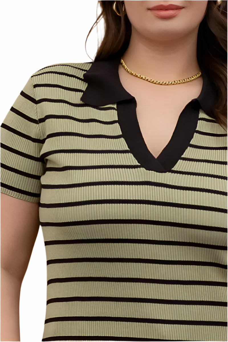 Olivia Collared Top