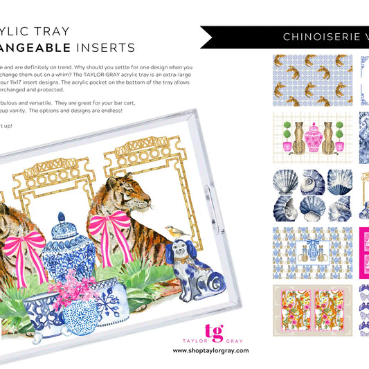 11x17 Chinoiserie Vol 2 Insert Set of 10