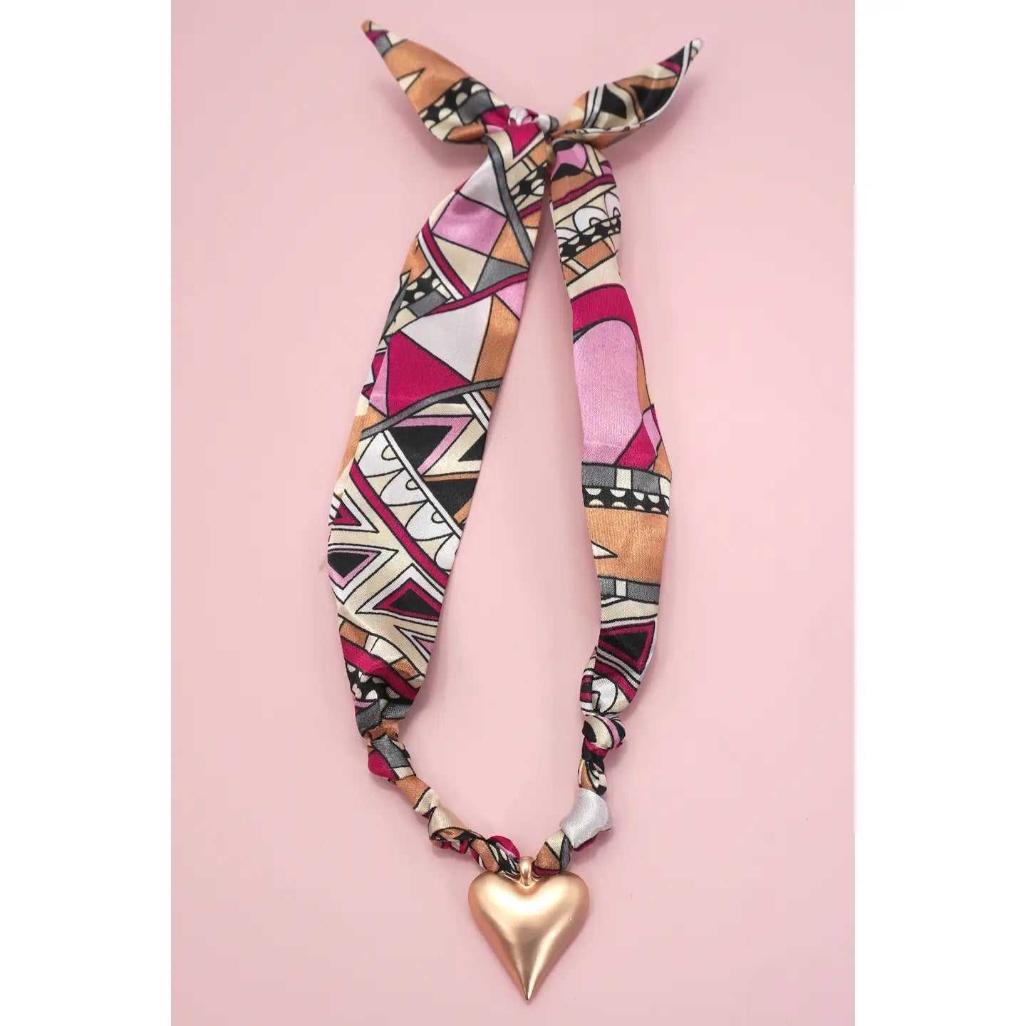 Handmade Scarf Charm Necklace