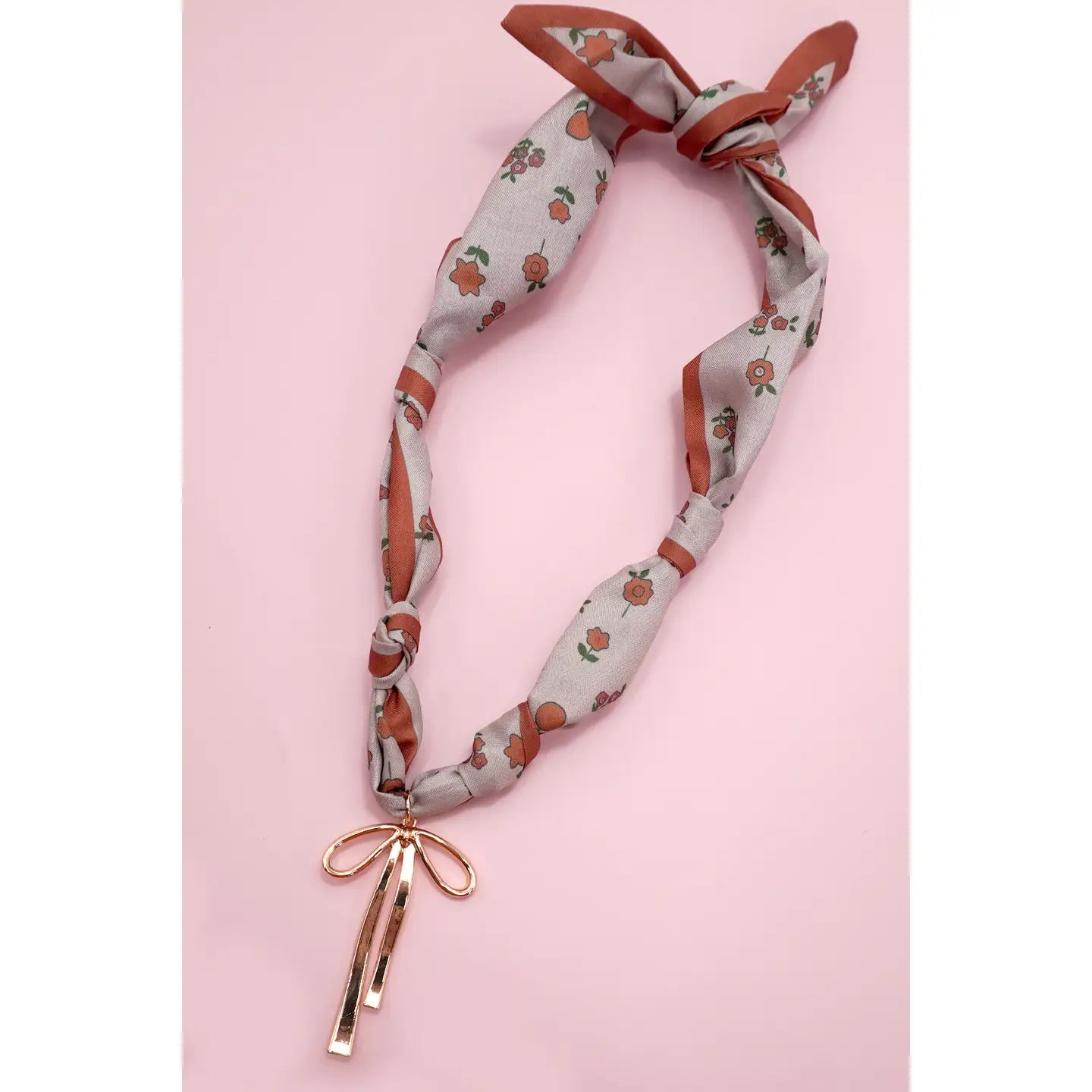 Handmade Scarf Charm Necklace