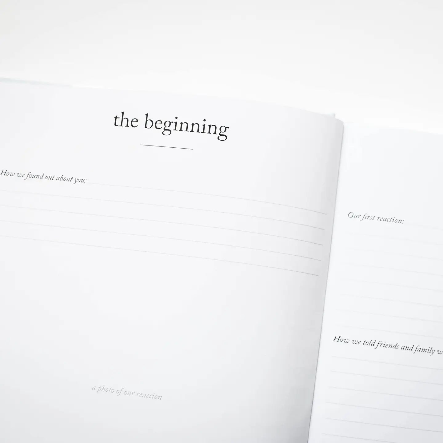 Baby's First Year Memory Book & Photo Album