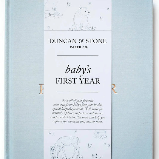 Baby's First Year Memory Book & Photo Album