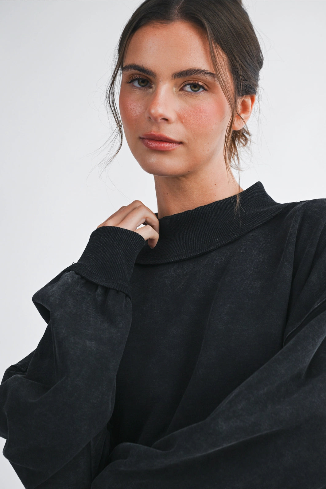 The Davie Mock Neck Sweater